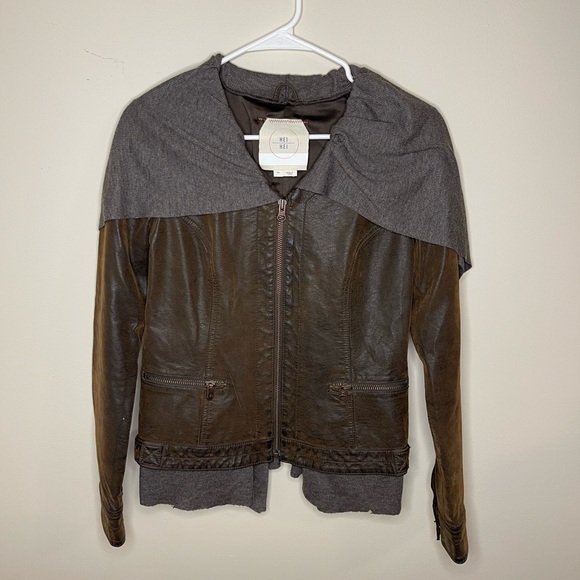 Anthropologie Jackets & Blazers - Anthropologie (Hei Hei) Brown Leather Jacket!